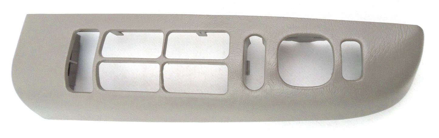 New OEM Front Driver Side Window Switch Plate 1998-2005 for S10, Blazer Graphite
