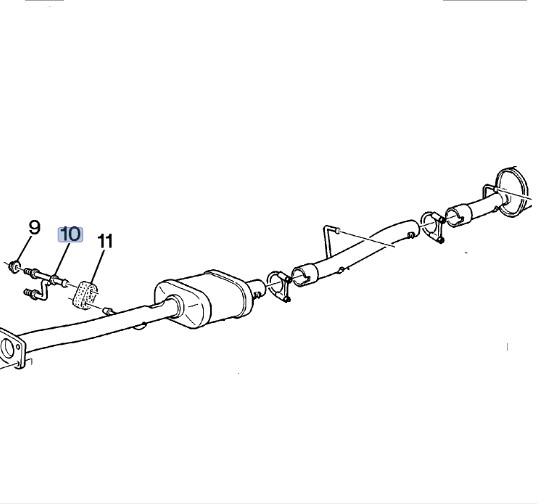 OEM(Hanger15027268)+(Insulator15296913) Catalytic Converter 97-00 Many GM Trucks