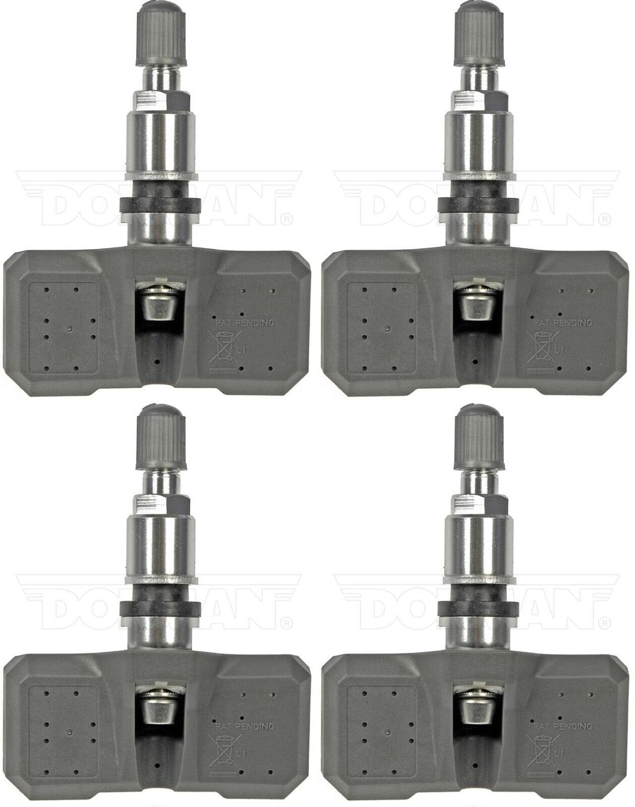 Four Tire Pressure Monitoring System (TPMS) Sensor (Dorman 974-017)