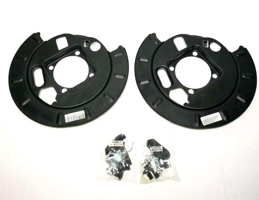 Pair Rear Disc Brake Dust Shield Pair 8.625 Ring Gear Chevrolet GMC Truck