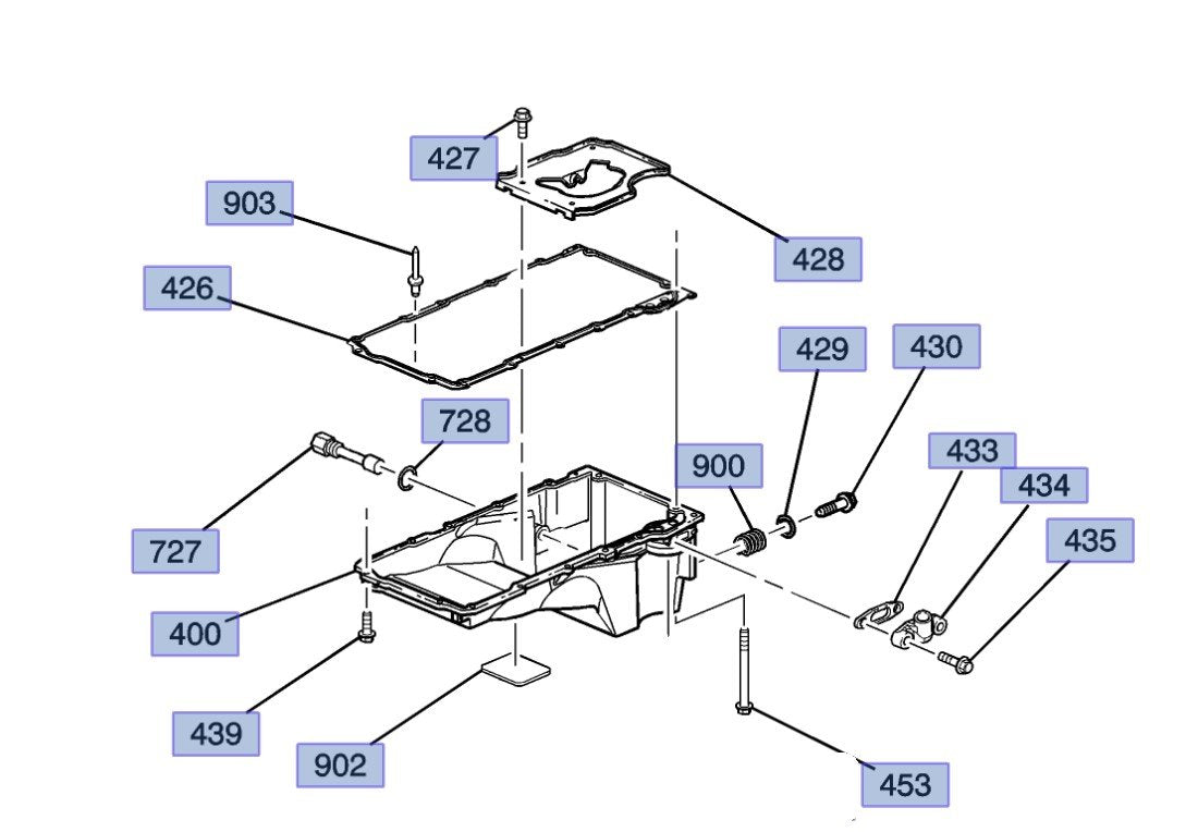 OE GM Oil Pan+Gasket+Bolts+Oil Level Sensor 2007 6.0L Chevy GMC Hummer 12599806