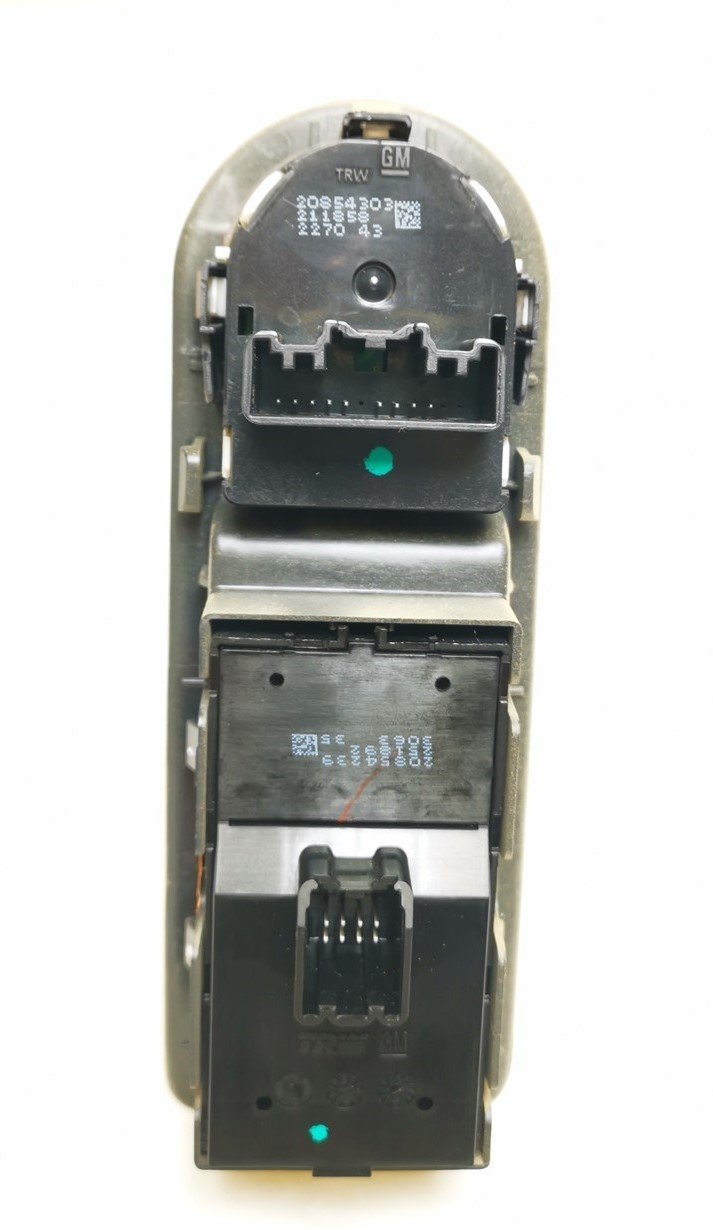 Driver Side Argent Door Window Miror Switch Cashmere Plate 10-13 LaCrosse Allure
