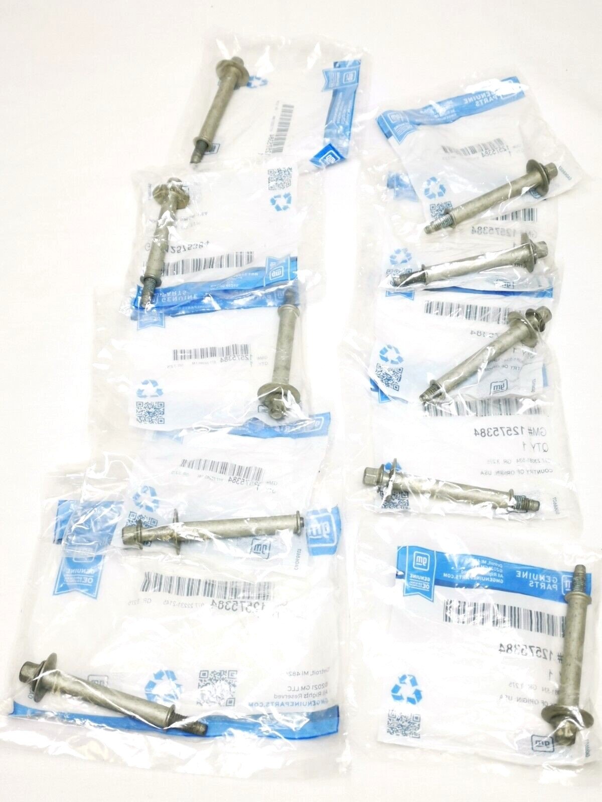 10 OEM 12575384 Intake Manifold Bolts 07-17 NO Rubber Grommets Fits General Motors 4.8L/5.3L/6.0L V8
