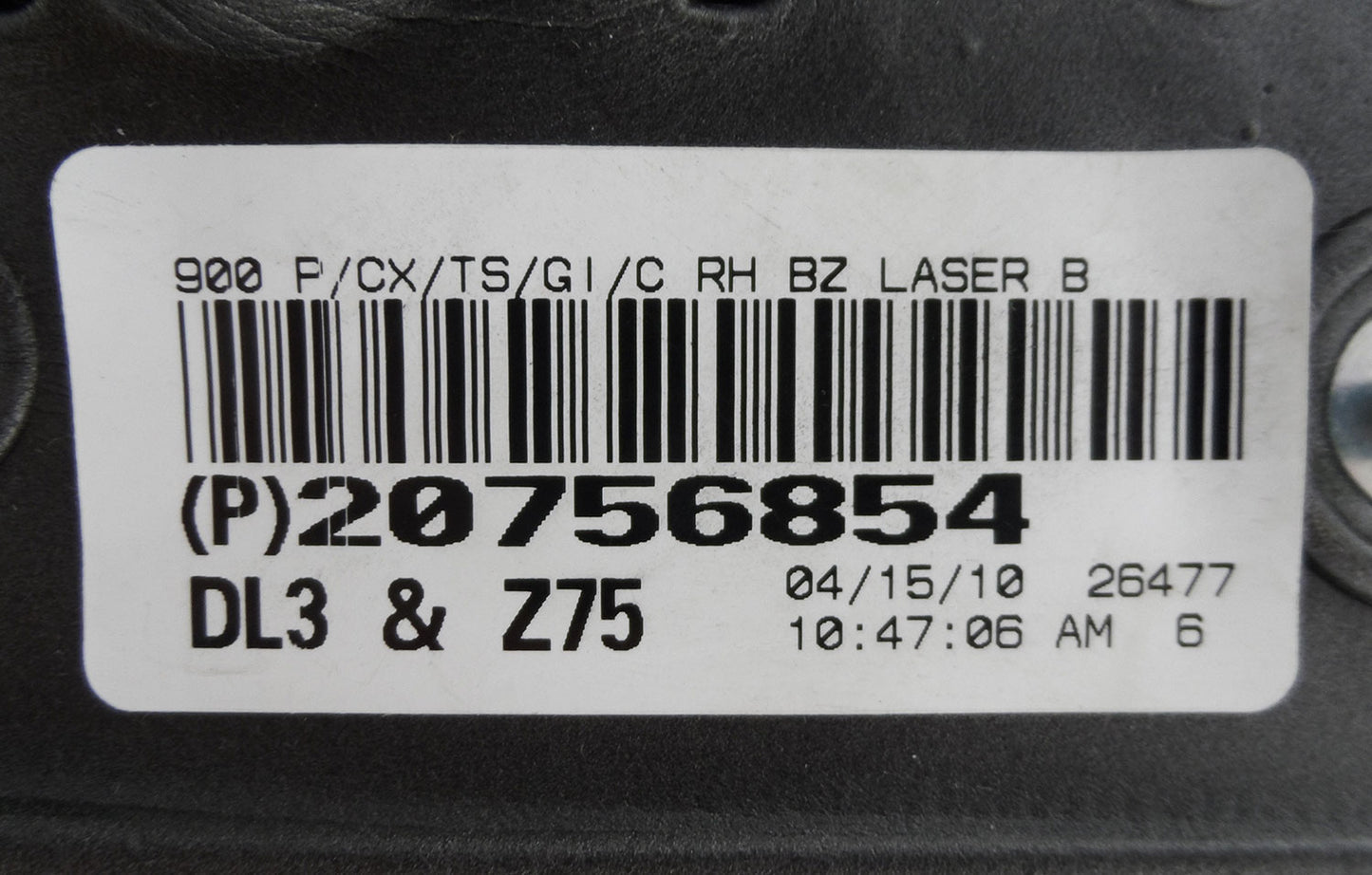 OEM Passenger Side Mirror 09-14 Escalade Suburban Laser Blue /Chrome DL3 UFT Z75