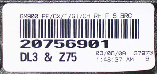 OE RH Pwr Fold Mirror Arrow 09-14 Escalade Yukon Tahoe Silver/Chrome DL3 Z75 Z5Y