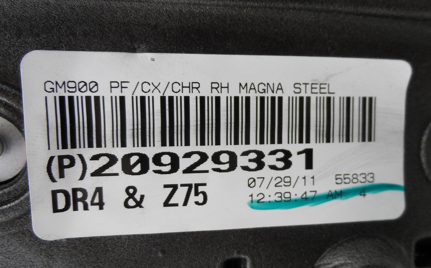 OE RH Power Fold Auto Dimming Mirror 07-14 Escalade Yukon Tahoe Magna-Steel DR4