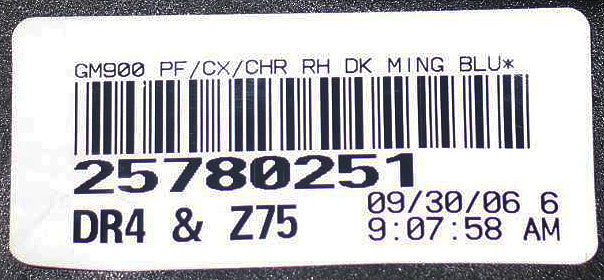 OEM RH Power Fold Auto Dimming Mirror 09-14 Escalade Yukon Tahoe Ming-Blue DR4