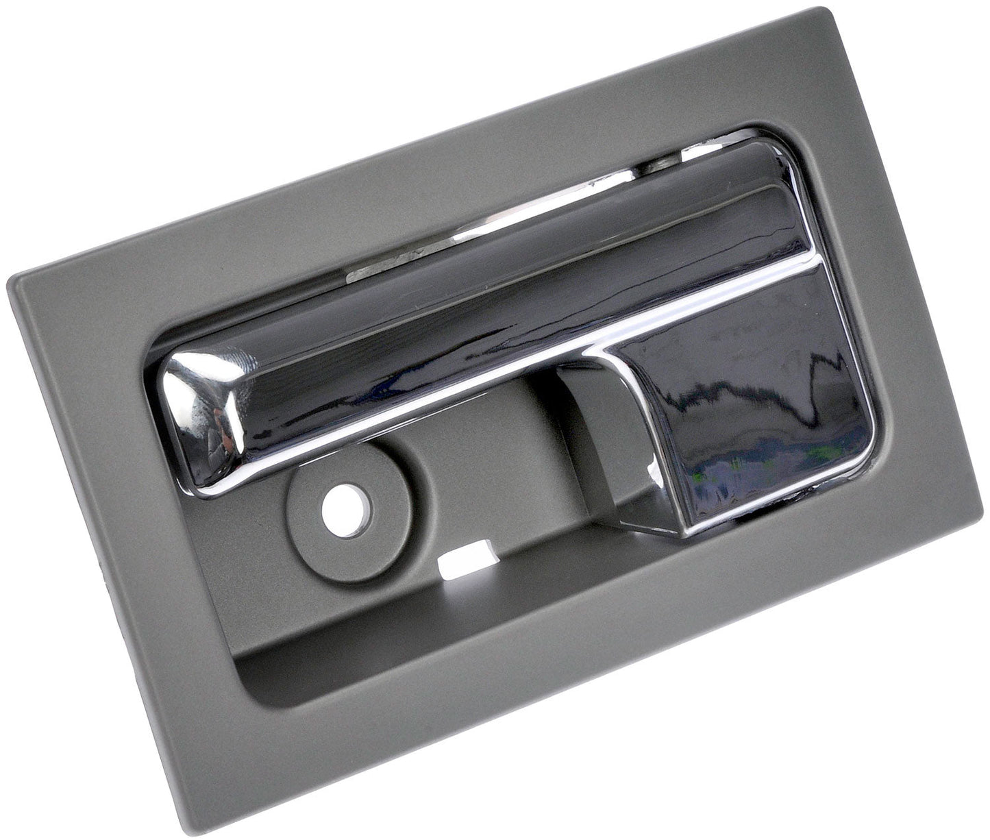 Int Door Handle Front/Rear Left Chrome Lever Gray Housing Power Locks - 90826