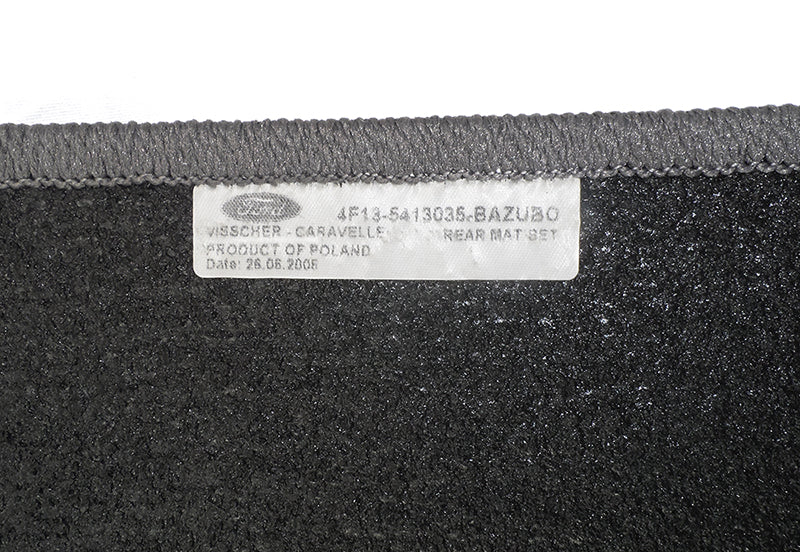Two New Grey Rear OEM Carpeted Mats for Ford 01-07 Taurus 1F1Z5413106AAB