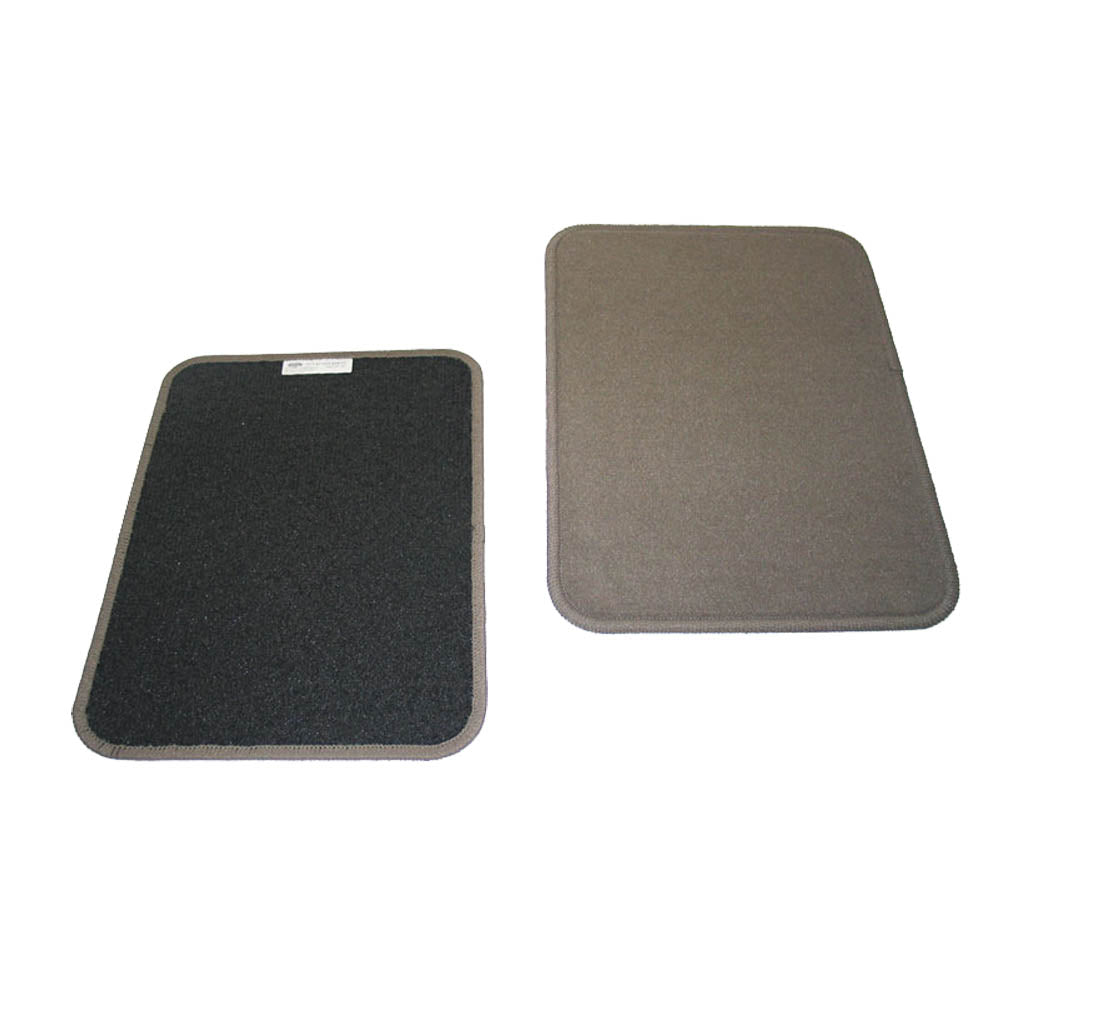 Two New Tan Rear OEM Carpeted Mats for Ford 01-07 Taurus Sable 1F1Z5413106AAA