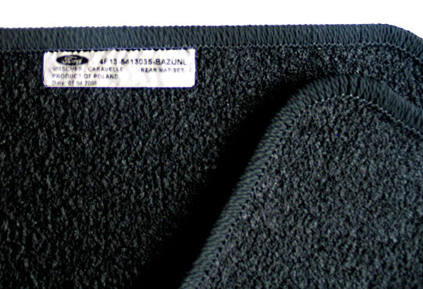 Two New CHARCOAL Rear OEM Carpeted Mats for Ford 01-07 Taurus 1F1Z5413106AAC