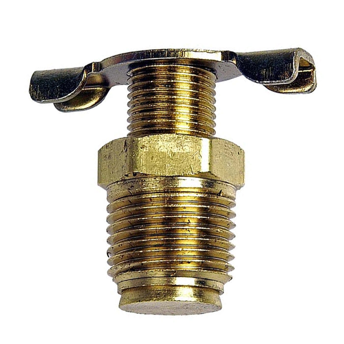 Drain Cock-Brass-Screw In Style-3/8 In. NPT - Dorman# 61102