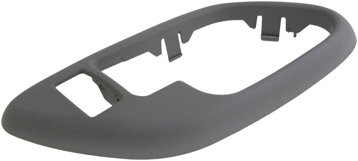 Int Door Handle Front & Rear Left Handle Bezel w/ Lock Hole Gray - Dorman# 88535