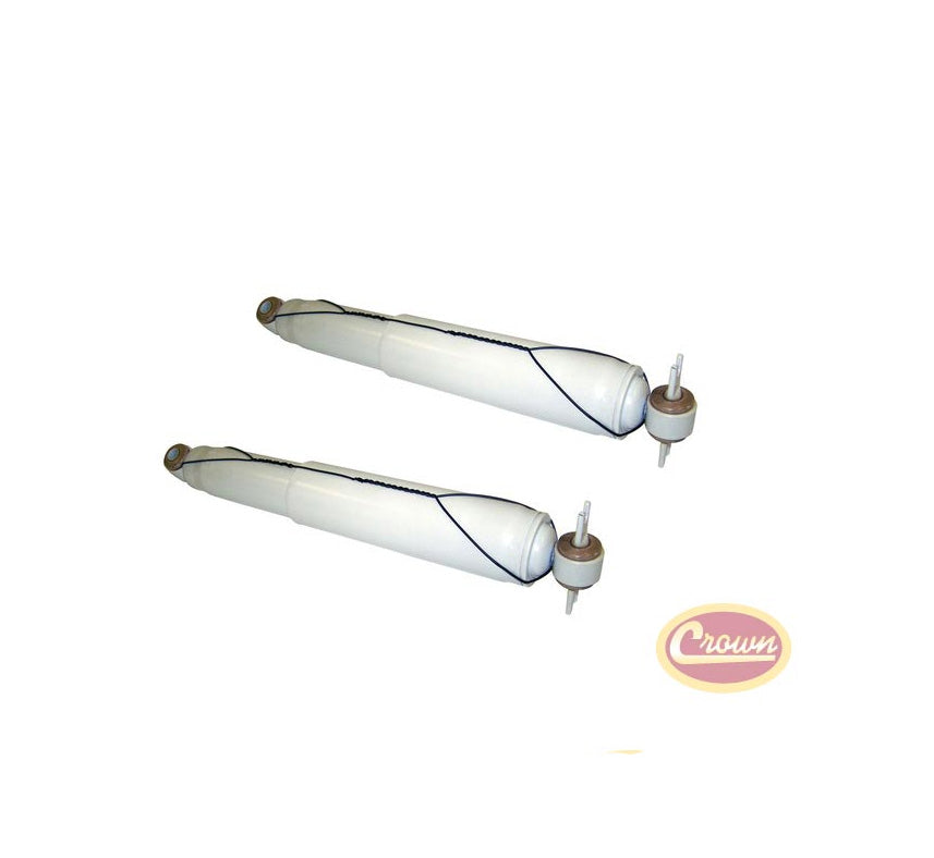2 Rear Gas Shock Absorbers, Crown # 68027797aa 07-10 Wrangler W H/D Suspension