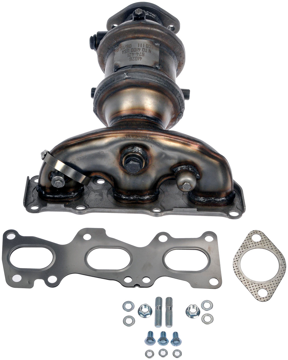 Exhaust Manifold with Integrated Catalytic Converter Dorman 674-421