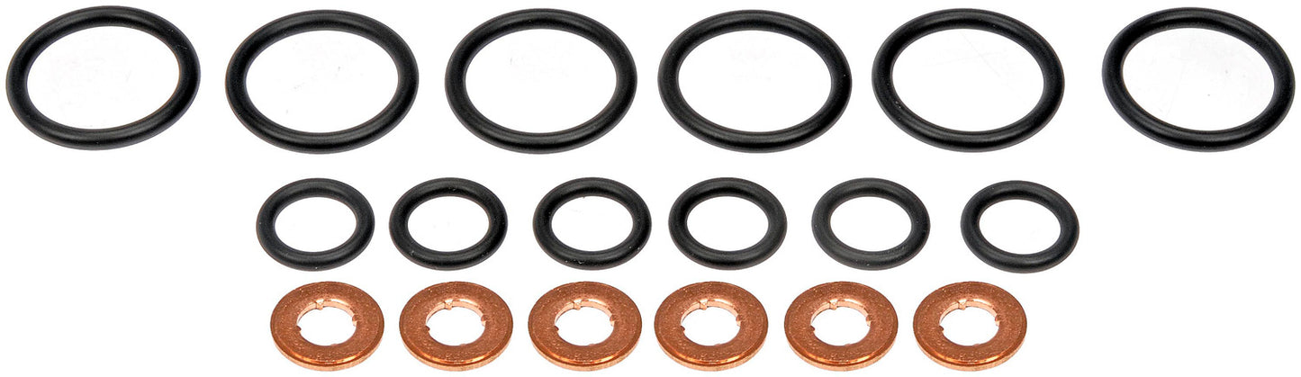 Fuel Injector O-Ring Kit Dorman 904-315,68031602AA Fits 11-18 Ram 6.7