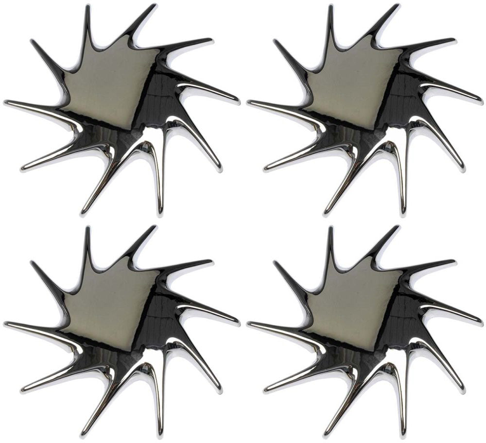 Four Chrome Wheel Center Caps (Dorman# 909-039)