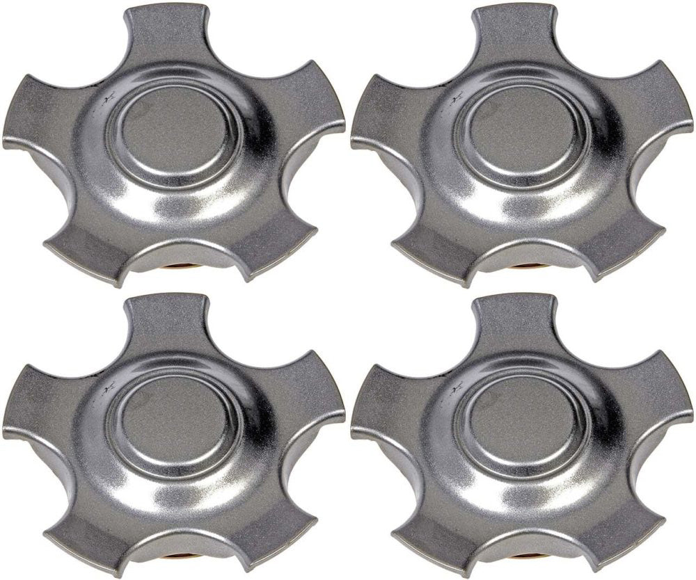 Four Silver Painted Wheel Center Caps (Dorman# 909-050)
