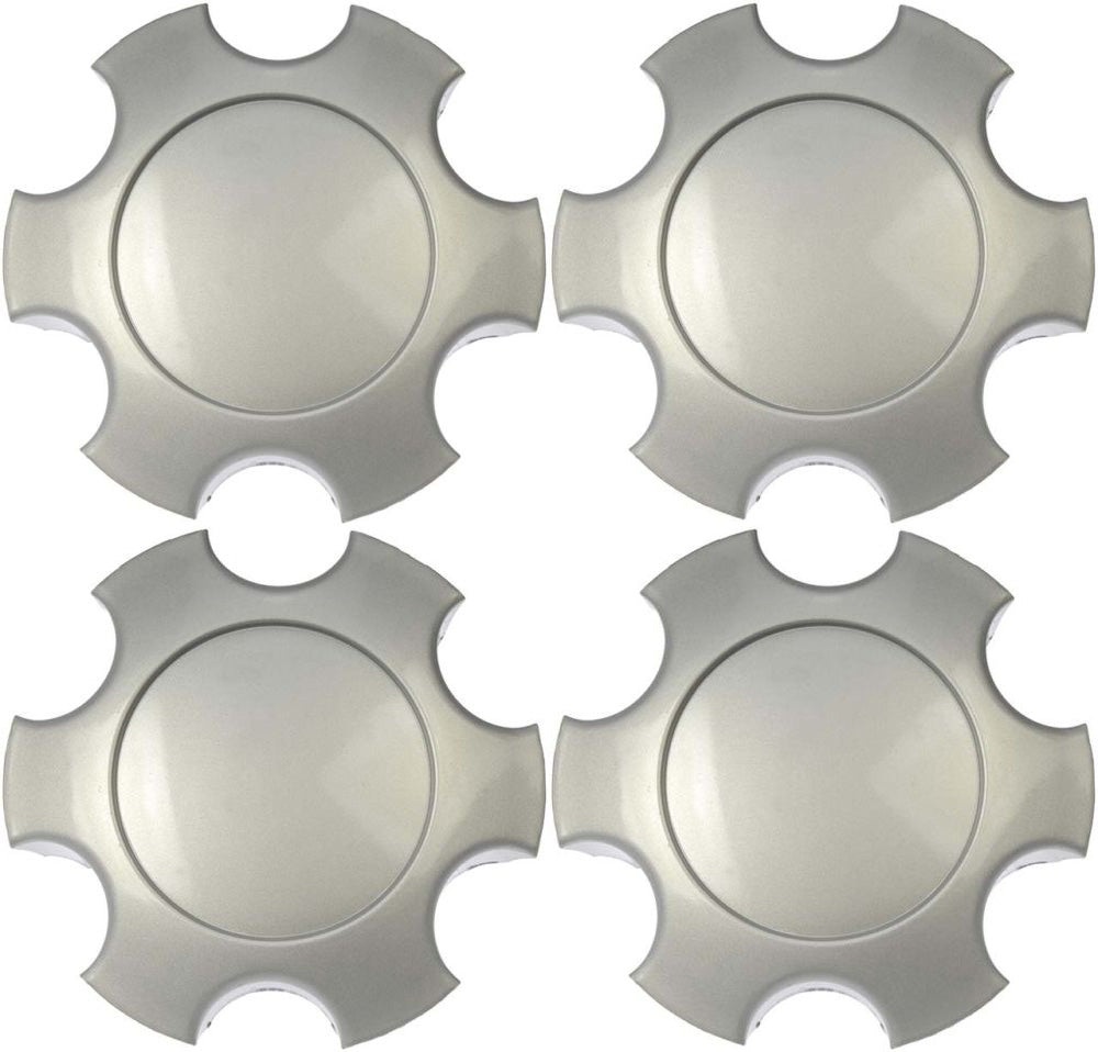 Four Silver Wheel Center Caps (Dorman# 909-110)