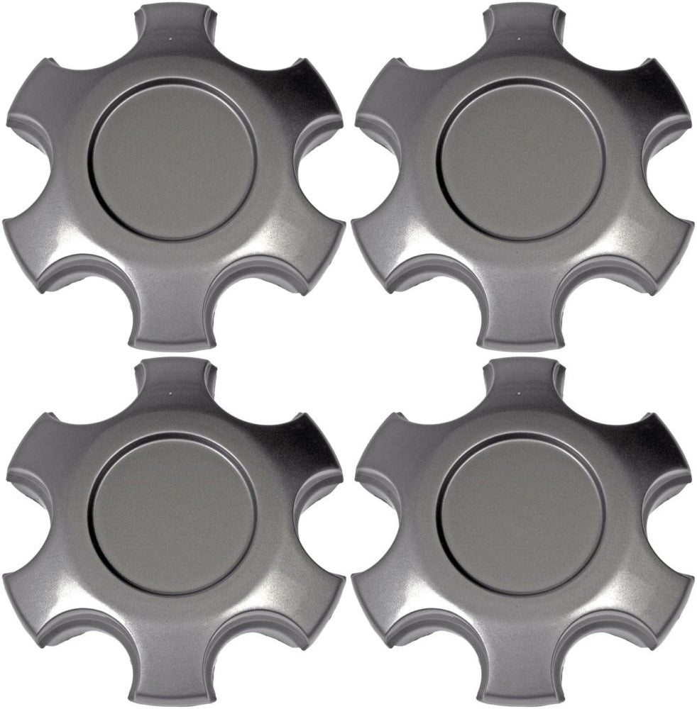 Four Silver Wheel Center Caps (Dorman# 909-113)