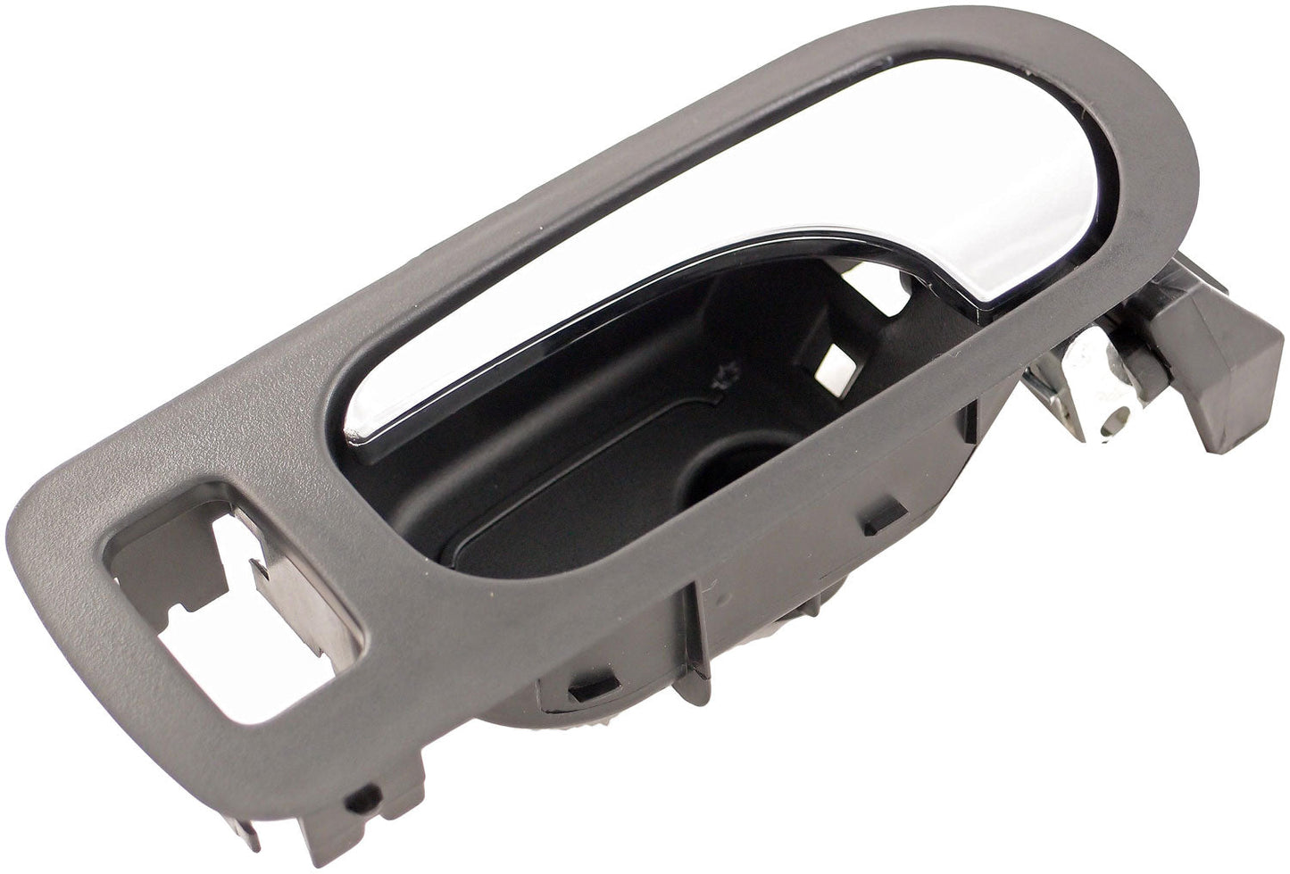 Front Left Interior Door Handle Chrome & Black (Ebony) - Dorman 81820