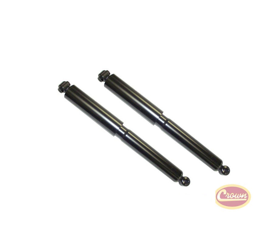 Two Front Heavy Duty Gas Shock Absorbers, Crown # 83502836 Fits 87-95 Wrangler