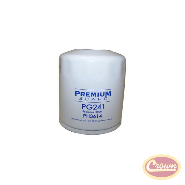 Oil Filter- Crown# 4105409 Fits 04-05 Wrangler w/2.4L 02-04 Liberty w/2.4L