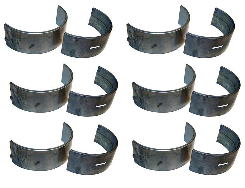 Set of Six Crankshaft Main Bearings (.002) - Crown J8133682 Fits CJ 2.5 3.8 4.2