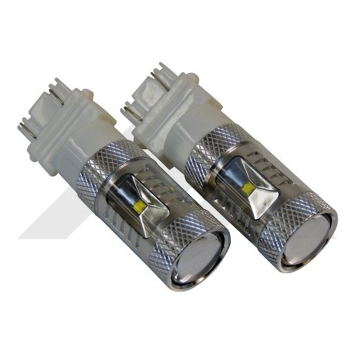 2 White LED Plasma Bulbs (3157) - Crown# RT28067