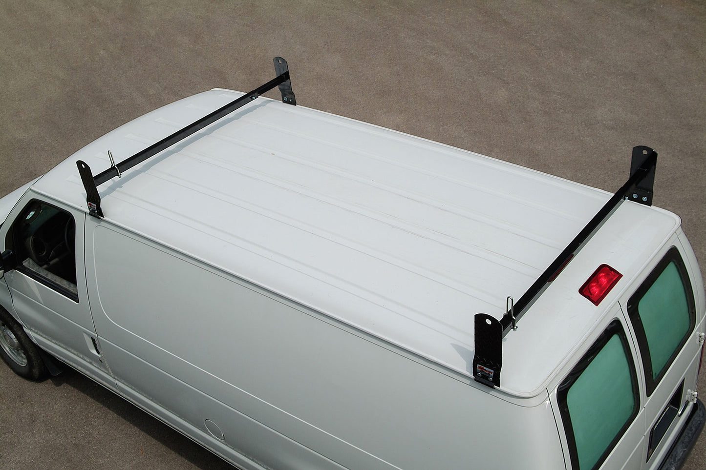 White Steel 800 Series Van Rack - Cross Tread 88003