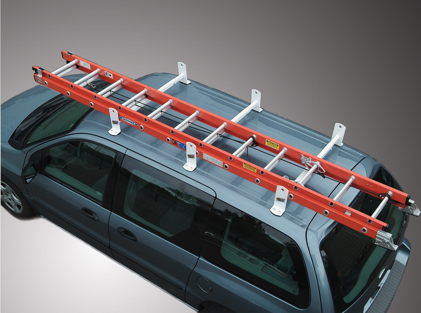 Roof Mount Aluminum 300 Series Van Rack - Cross Tread 63002