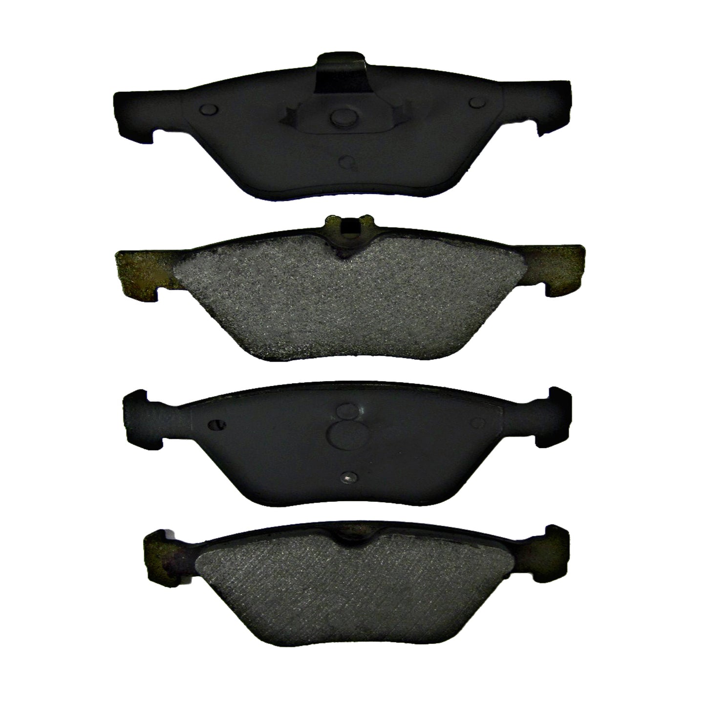 One New Front Metallic MaxStop Plus Disc Brake Pad MSP740 w/ Hardware - USA Made