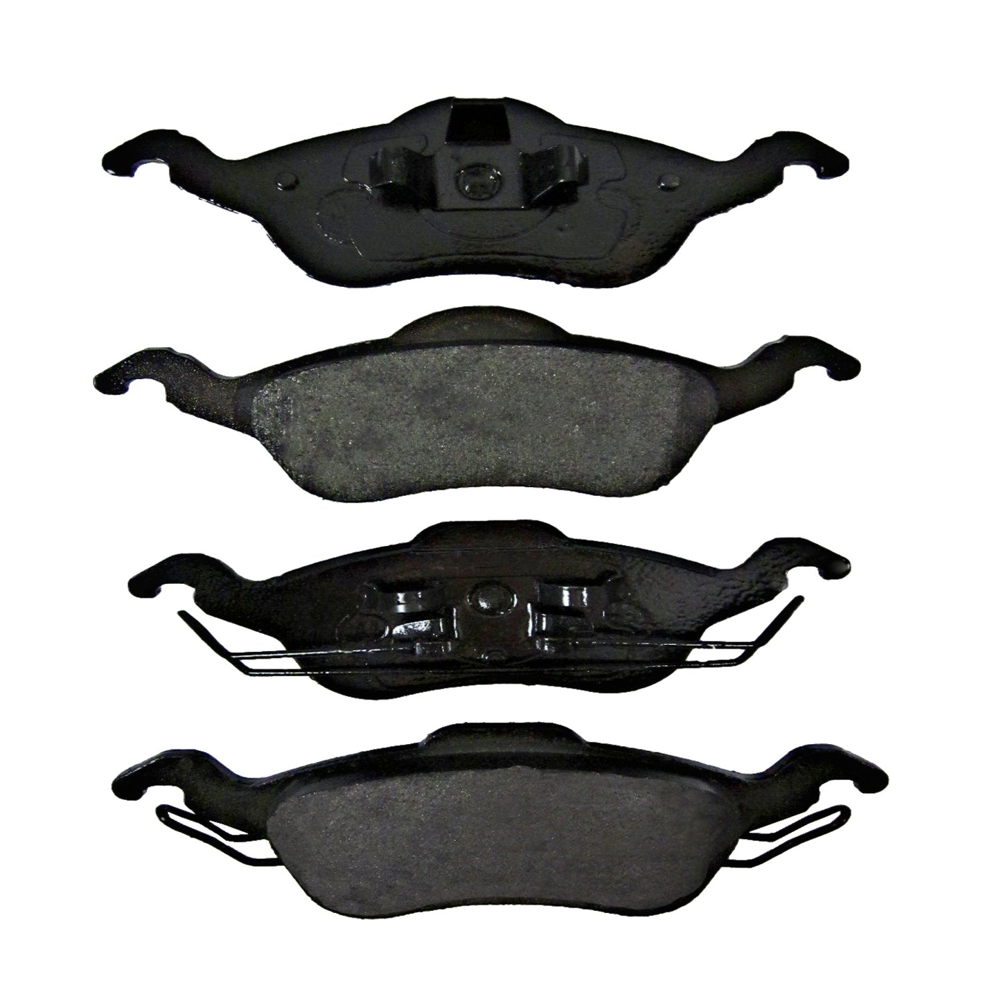 One New Front Metallic MaxStop Plus Disc Brake Pad MSP816 w/ Hardware - USA Made