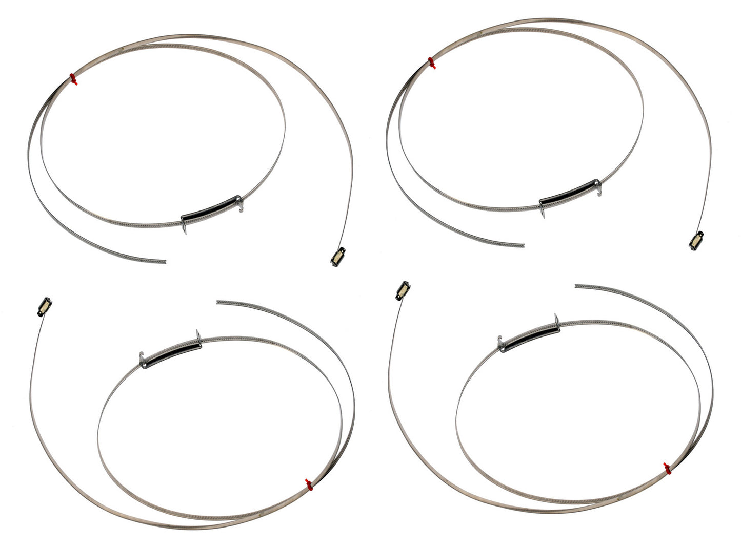 Set of 4 Universal TPMS Bands w/ Mount Cable for 15-20" Wheels - Dorman 974-040