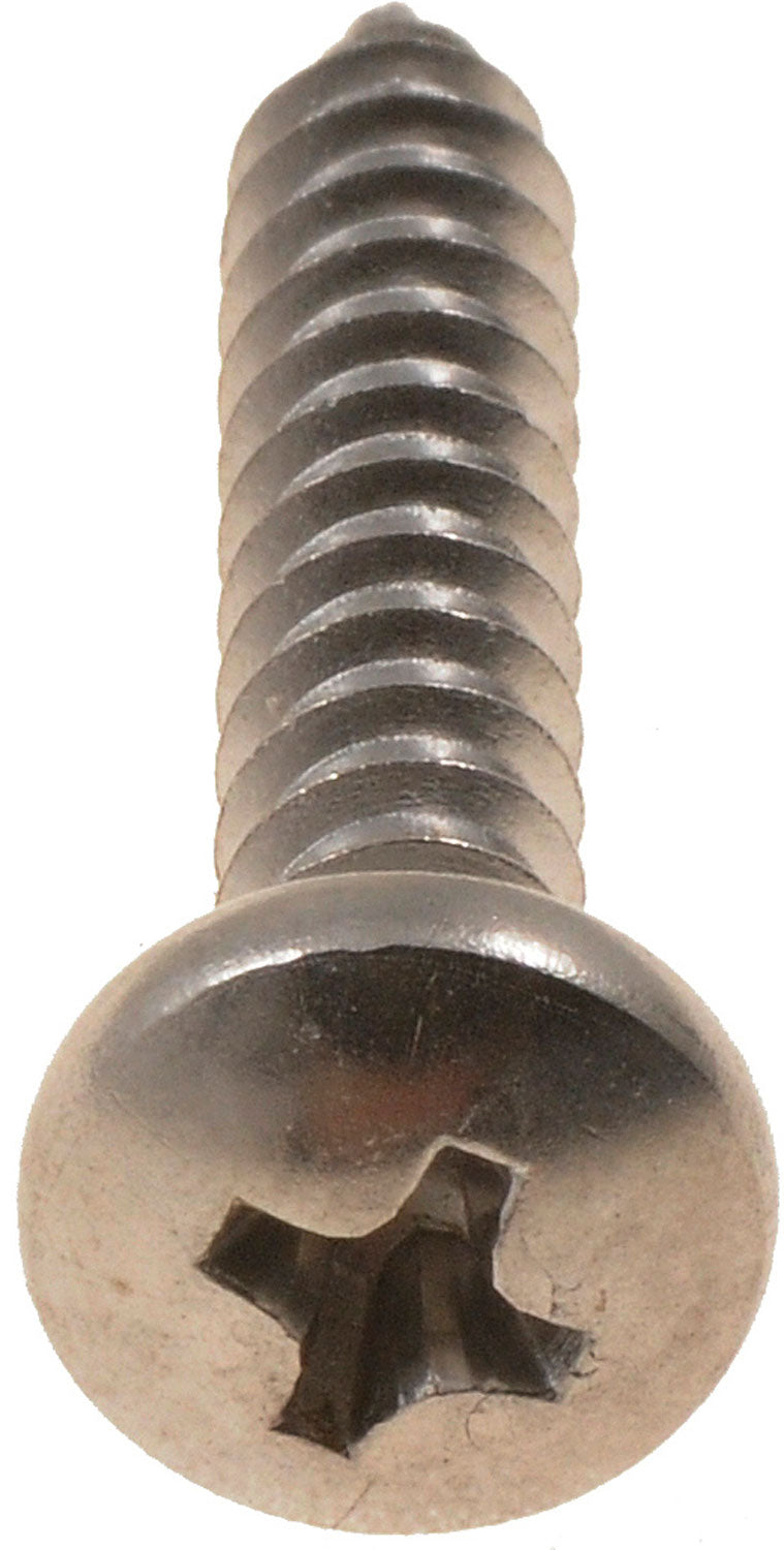 Self Tapping Screw-Stainless Steel-Pan Phillips Head-No10 x 1" - Dorman# 896-828