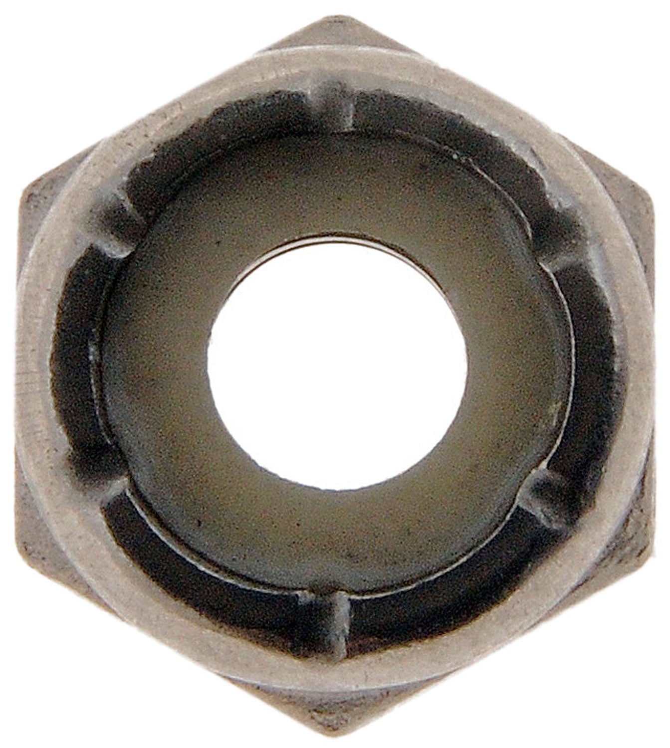 Hex Lock Nuts w/ Nylon Ring Grade 2 10-24" Thread 15/64" Height - Dorman 810-039