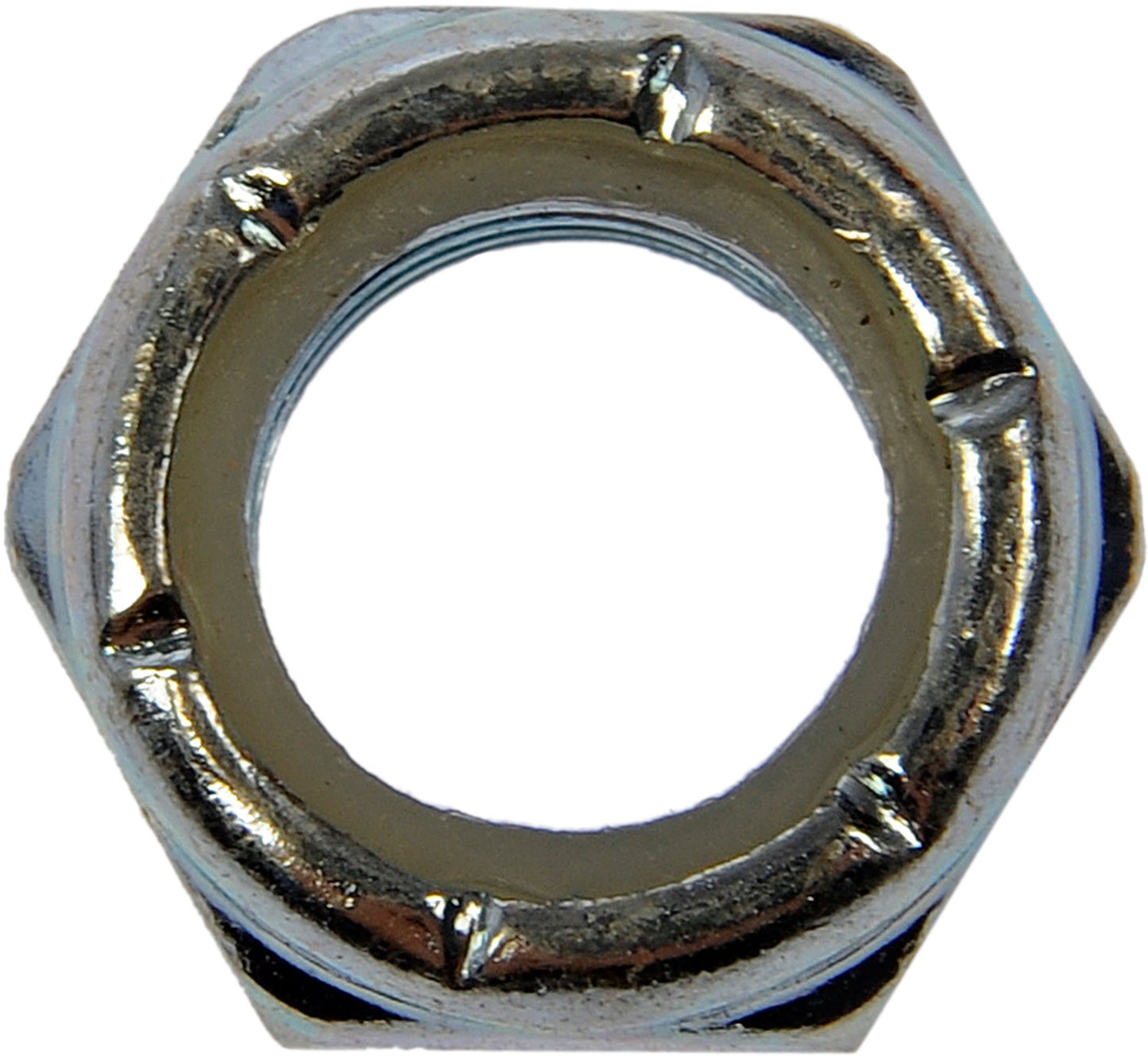 Hex Lock Nut With Nylon Insert- Grade 2-Thread Size: 7/16-20 - Dorman# 814-043