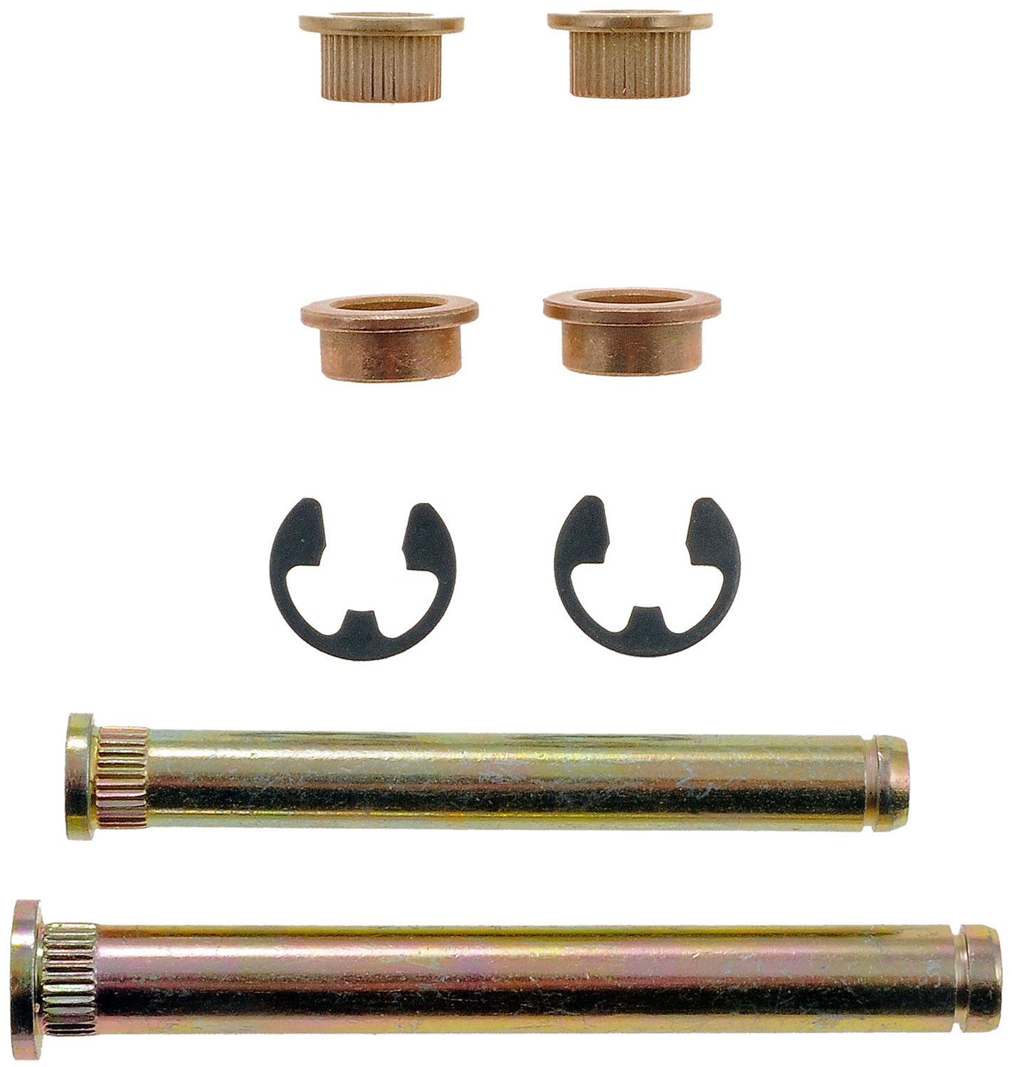 Door Hinge Pin And Bushing Kit - 2 Pins, 4 Bushings And 2 Clip - Dorman# 38423