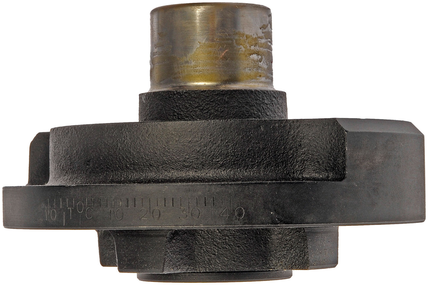 Engine Harmonic Balancer (Dorman 594-019) Solid, 9/16" Step; Externally Balanced