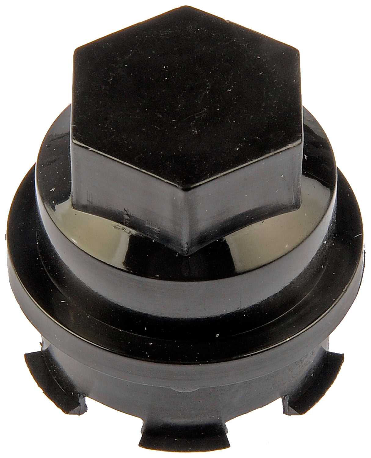Black Wheel Nut Cover M27-2.0, Hex 22mm - Dorman# 611-623