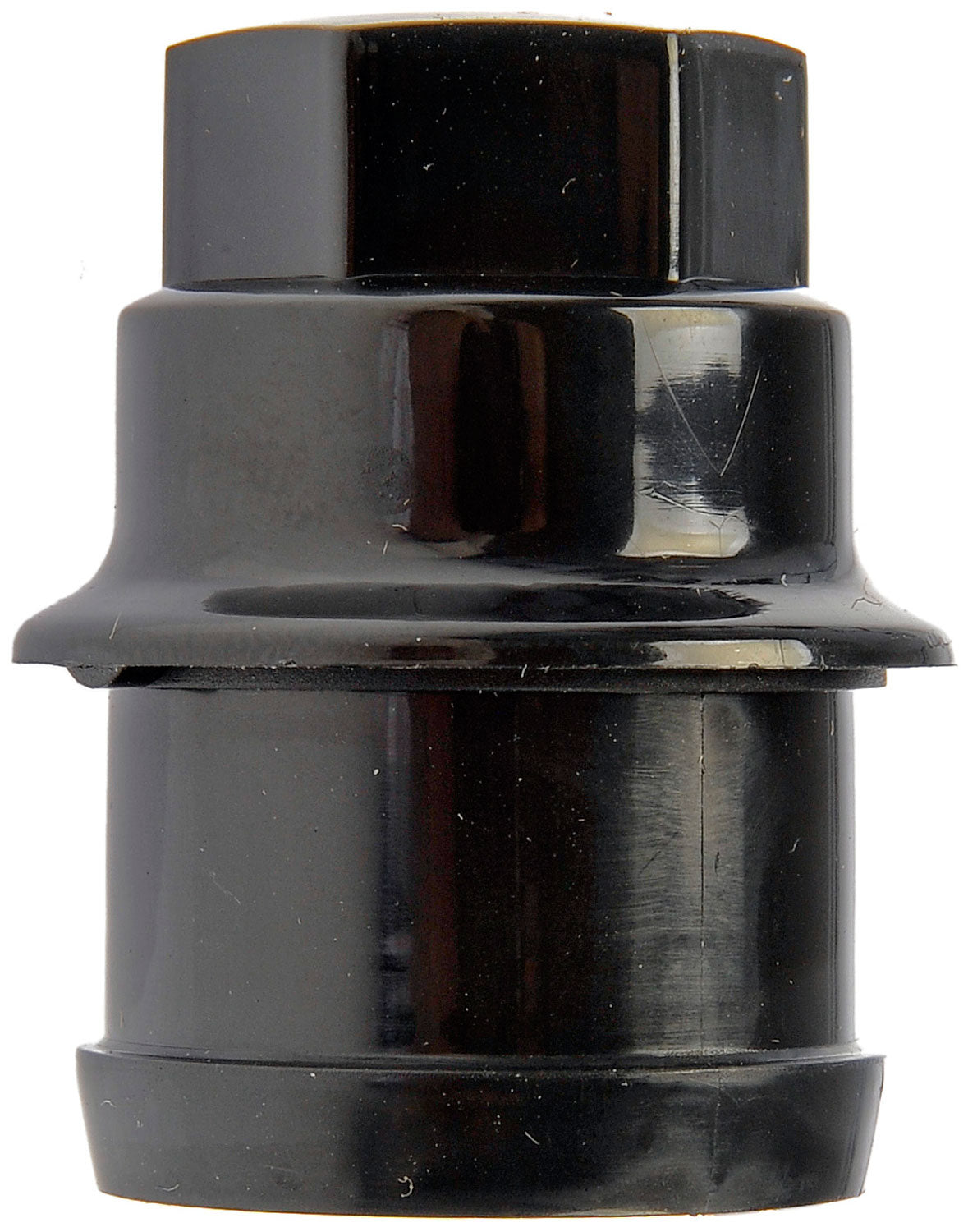 Black Wheel Nut Cover M27-2.0, Hex 22mm - Dorman# 611-622