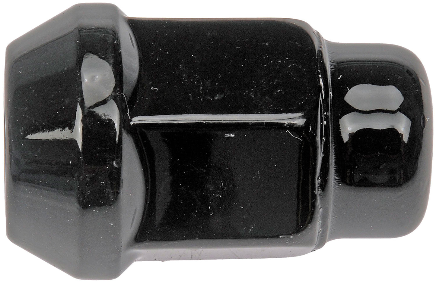 Black Bulge Seat Acorn Wheel Nut - 1/2-20 - Dorman# 711-205A