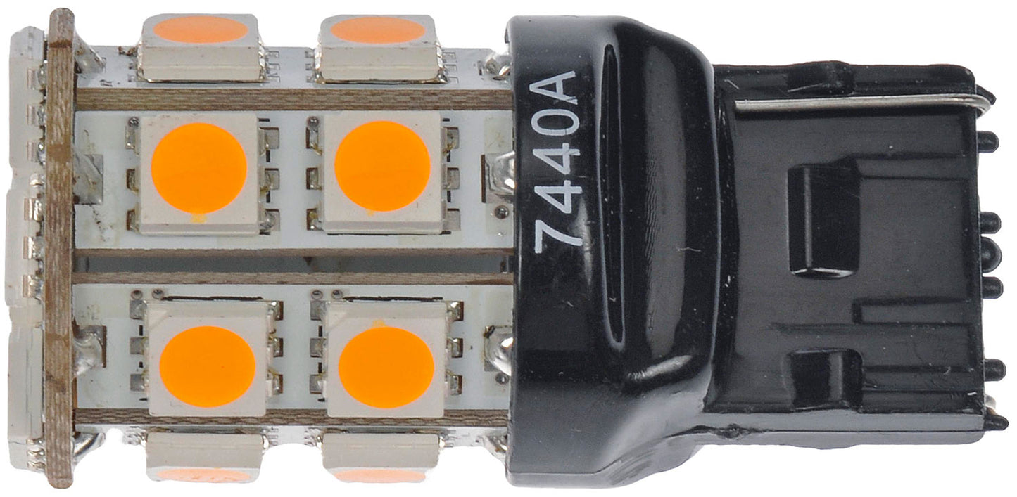 7440 Amber 5050SMD 20LED Bulb - Dorman# 7440A-SMD
