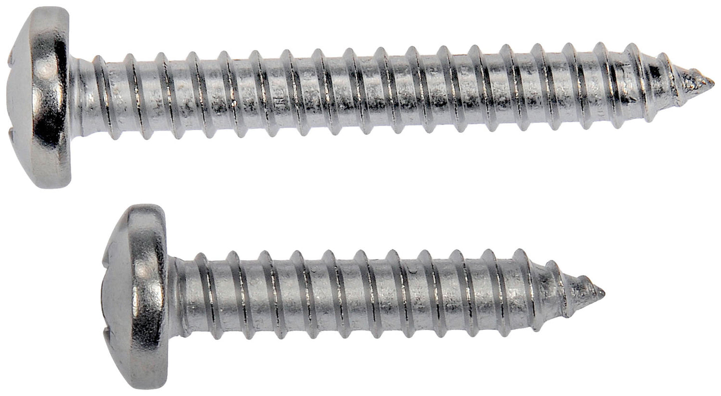 Self Tapping Screw-Stainless Steel-Pan Head-No 12 x 1", 1-1/2" - Dorman# 784-170
