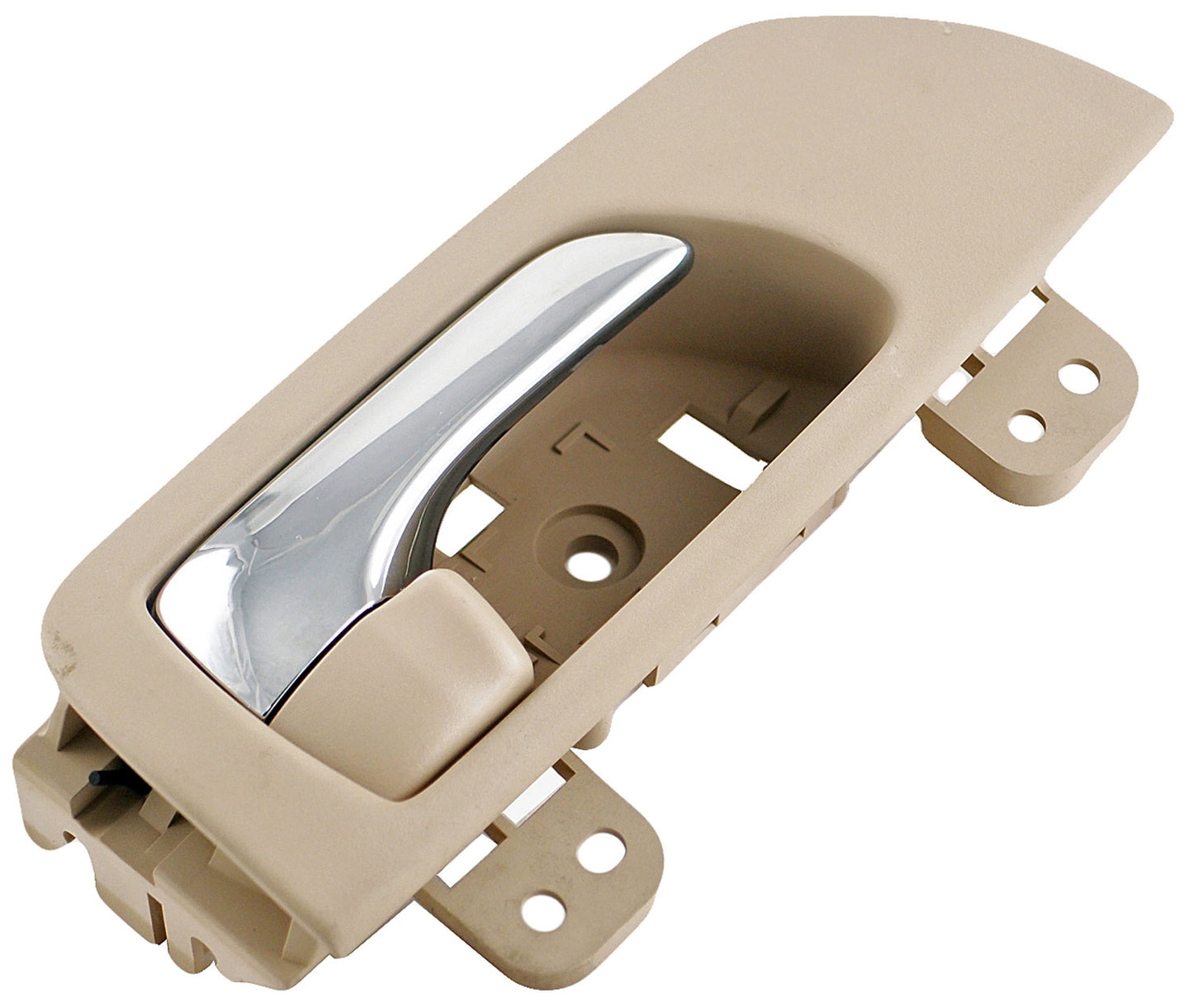 Int Door Handle Front Right Chrome Lever Beige Ivory Housing - Dorman# 79846
