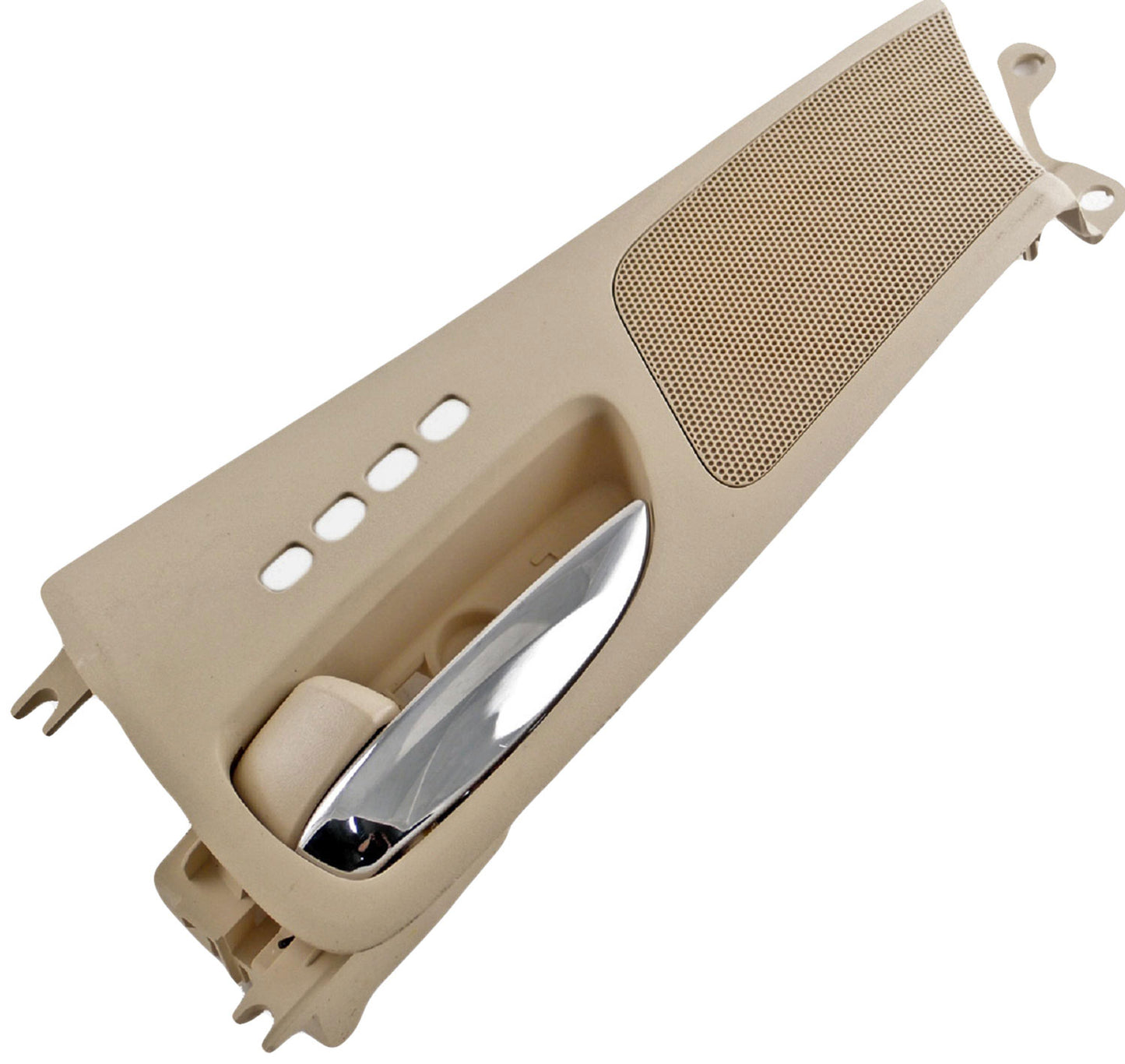 New Interior Door Handle Chrome Lever Front Left Beige Housing - Dorman 79860