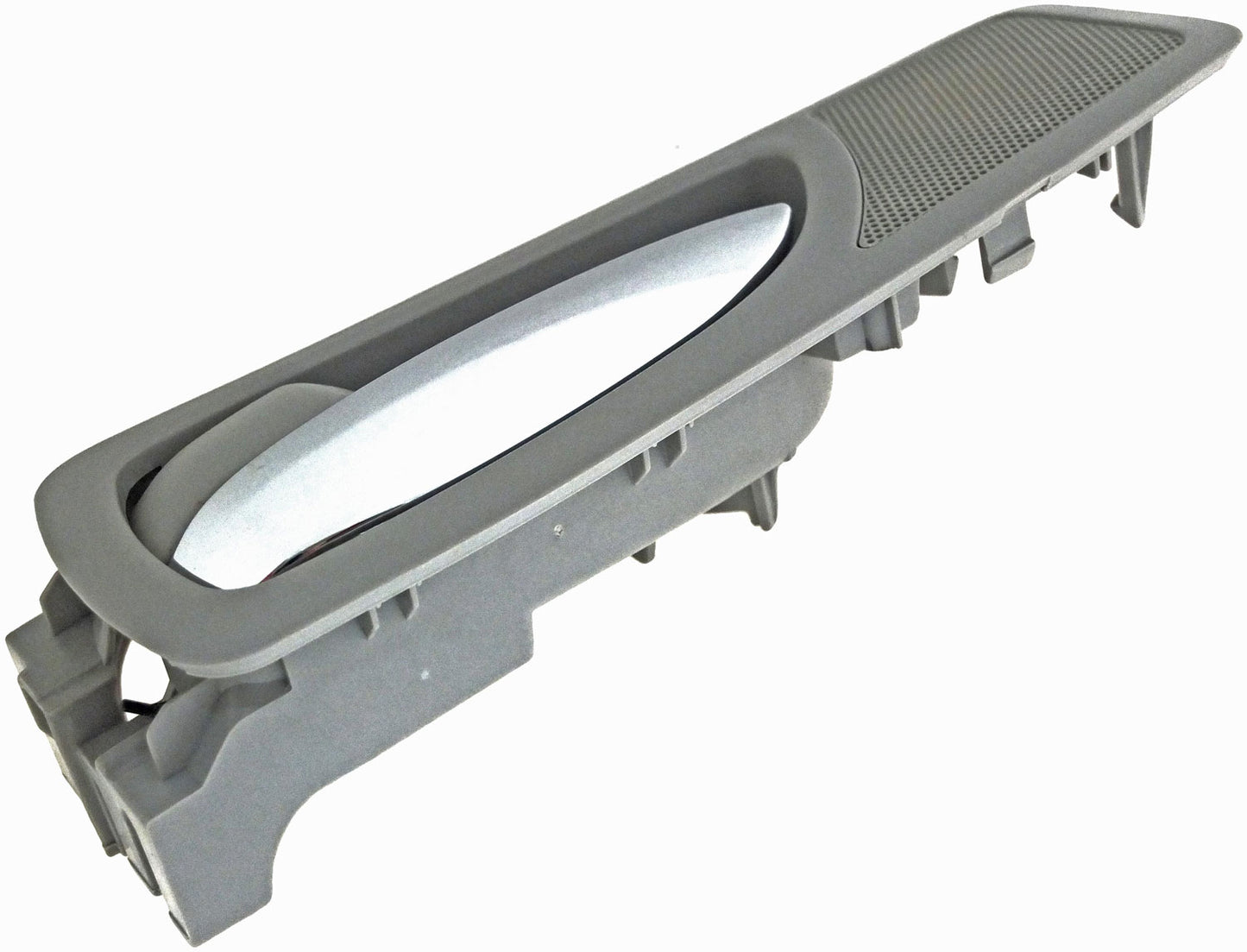 New Interior Door Handle Chrome Lever Rear Left Gray Housing - Dorman 79866