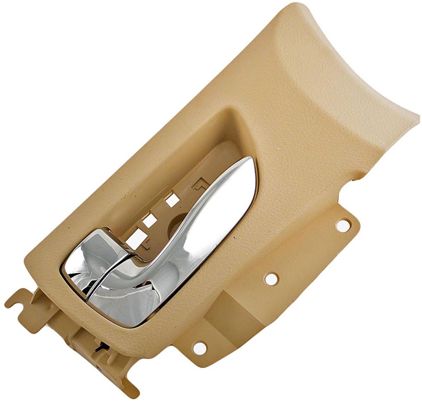 New Interior Door Handle Chrome Lever Front Right Beige Housing - Dorman 79875