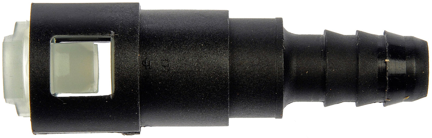 FUEL LINE QUICK CONNECTOR, 3/8" STEEL TO 5/16" NYLON TUBING - Dorman# 800-085