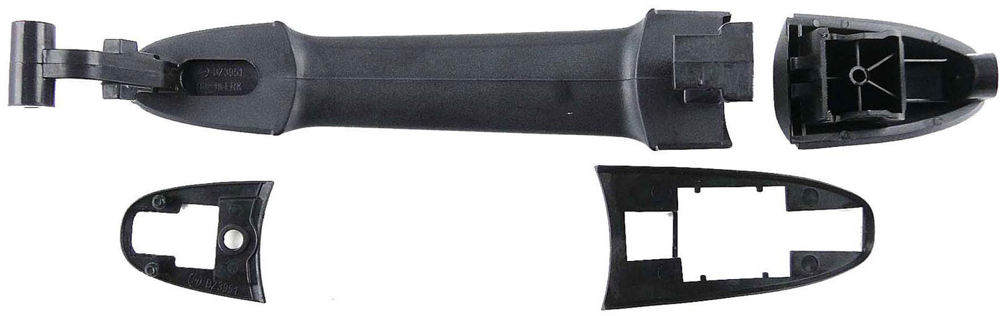 One New Black Exterior Front Left Sliding Door Handle (Dorman# 80934)